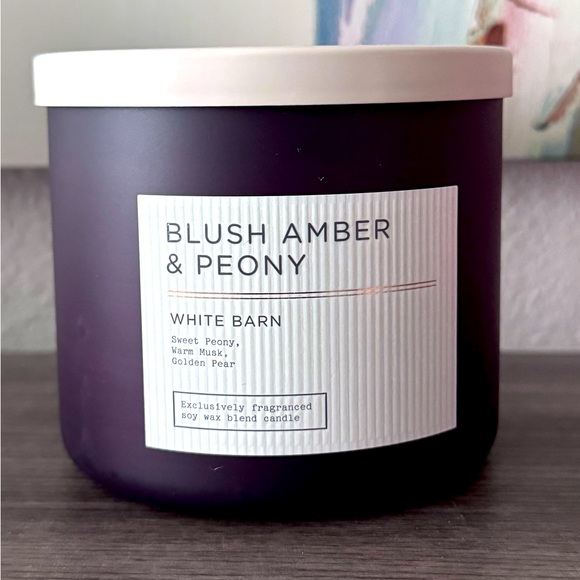 Blush Amber and Peony Candle Bath and Body Works - Picture 1 of 3